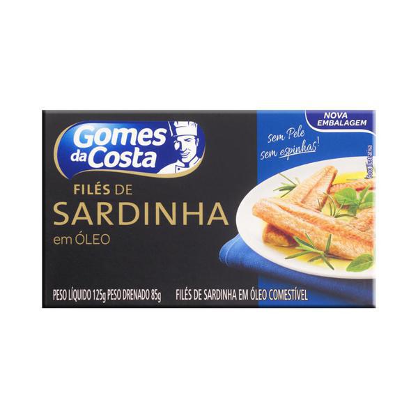 FILE DE SARDINHA GOMES DA COSTA 85G OLEO