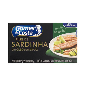 FILE SARDINHA GOMES DA COSTA 125G LIMAO