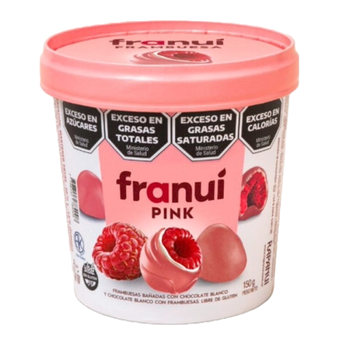 FRANUI PINK 150G CHOC BRANCO