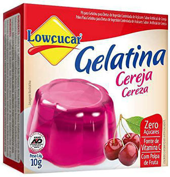 GELATINA LOWCUCAR 10G CEREJA