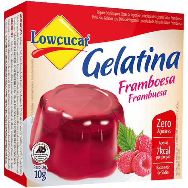 GELATINA LOWCUCAR 10G FRAMBOESA