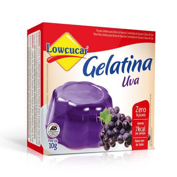 GELATINA LOWCUCAR 10G UVA