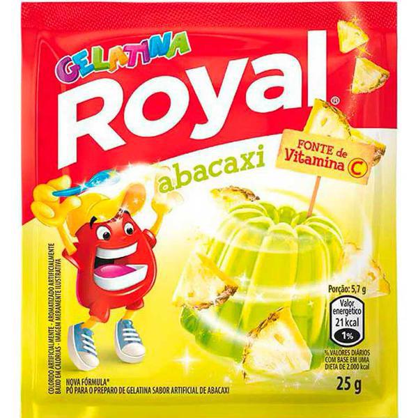 GELATINA ROYAL 25G ABACAXI