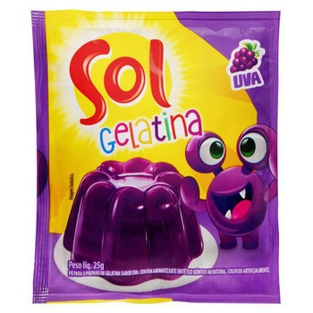 GELATINA SOL 25G UVA