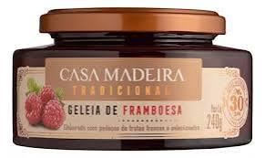 GELEIA CASA MADEIRA 240G FRAMBOESA