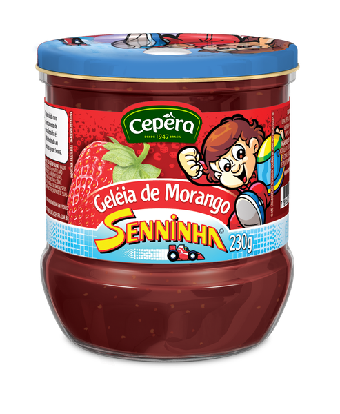 GELEIA SENNINHA 230G MORANGO