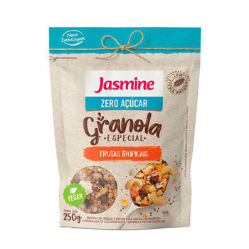 GRANOLA JASMINE 250G FRUTAS TROPICAIS