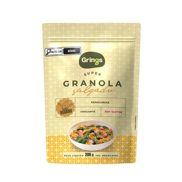 GRANOLA SALGADA 200 GRINGS ESPECIARIAS
