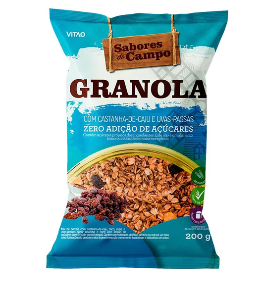 GRANOLA VITAO SABORES DO CAMPO 200G Z/A