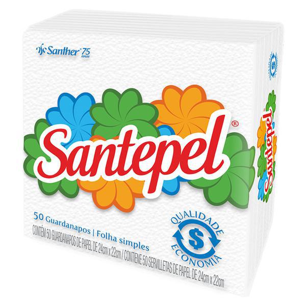 GUARDANAPO SANTEPEL 24X22CM C/50