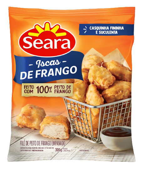 ISCAS FRANGO SEARA 300G EMPANADAS