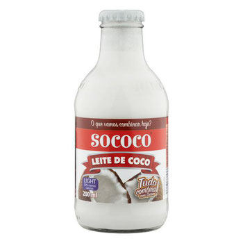 LEITE DE COCO SOCOCO 200ML LIGHT