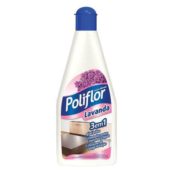 LUSTRA MOVEIS POLIFLOR 200ML LAVANDA
