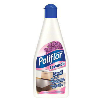 LUSTRA MOVEIS POLIFLOR 200ML LAVANDA