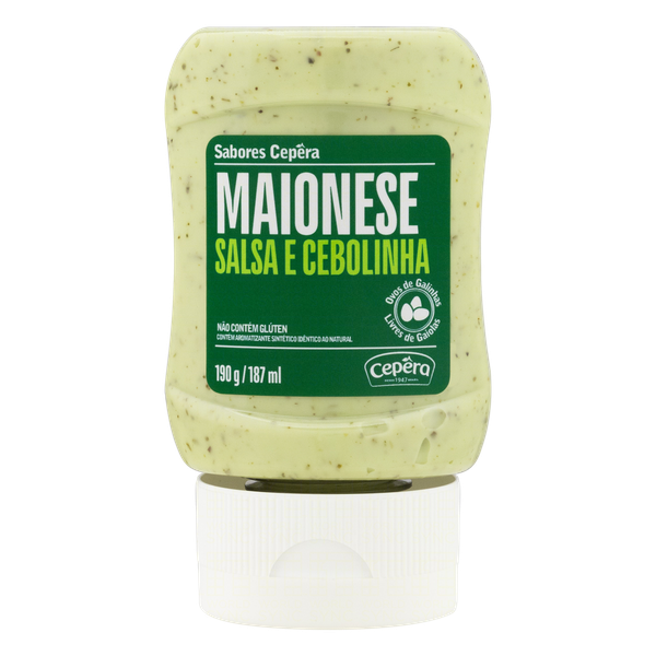 MAIONESE CEPERA 190G SALSA E CEBOLINHA