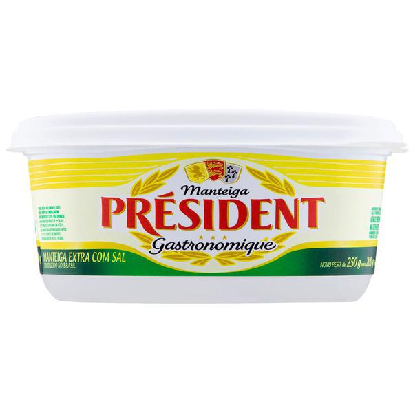 MANTEIGA PRESIDENT 200G C/SAL EXTRA PT
