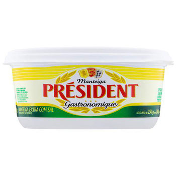 MANTEIGA PRESIDENT 200G C/SAL EXTRA PT