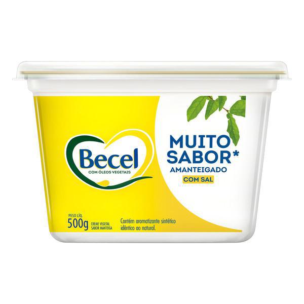 MARGARINA BECEL 500G SABOR MANTEIGA C/SA