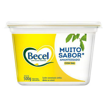 MARGARINA BECEL 500G SABOR MANTEIGA C/SA