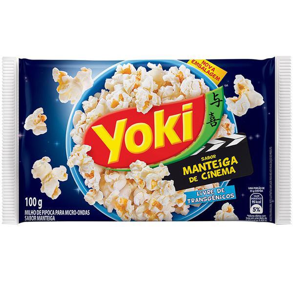 MILHO PIPOCA YOKI 100G MANTEIGA CINE