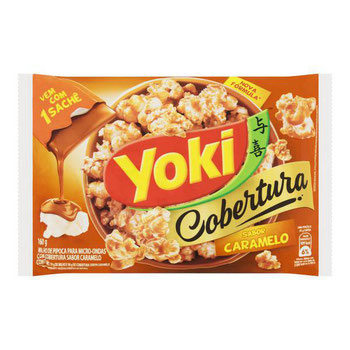 MILHO PIPOCA YOKI 160G CARAMELO