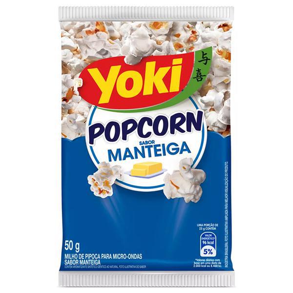 MINI POPCORN YOKI 50G MANTEIGA