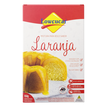 MIST BOLO LOWÇUCAR 150G Z/A LARANJA