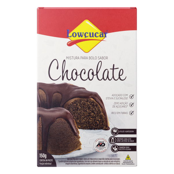 MIST BOLO LOWÇUCAR 200G CHOCOLATE