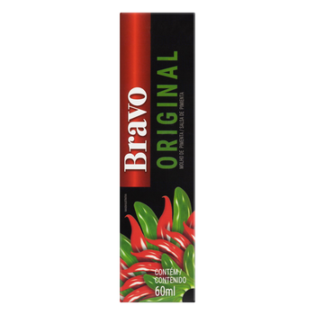 MOLHO DE PIMENTA BRAVO 60ML ORIGINAL