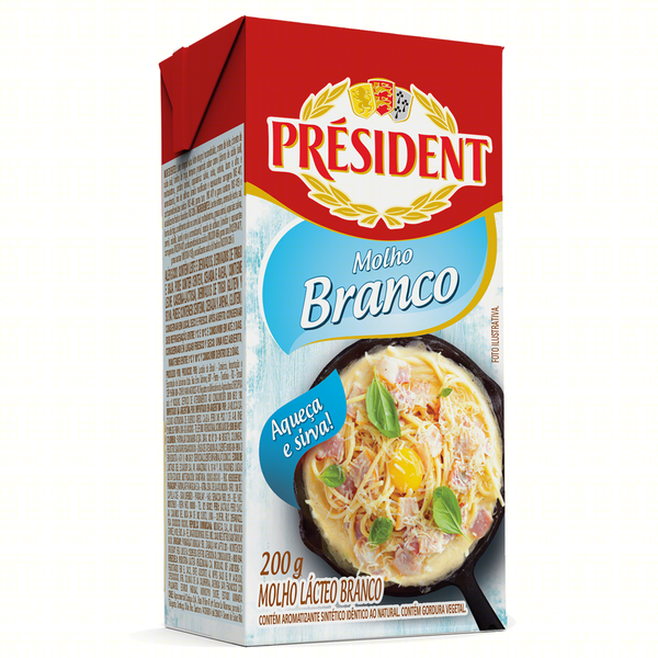 MOLHO PRESIDENT 200G BRANCO