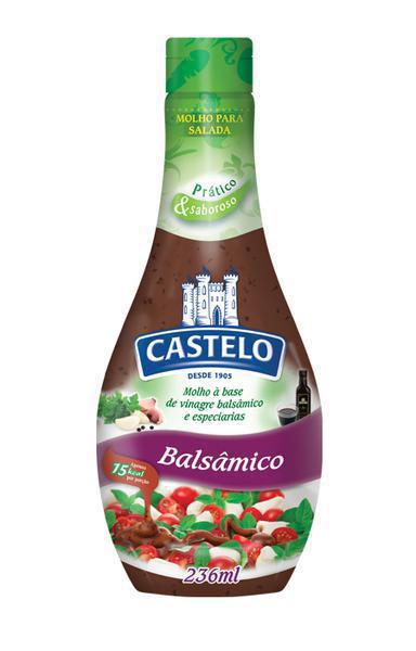 MOLHO SALADA CASTELO 236ML BALSAMICO
