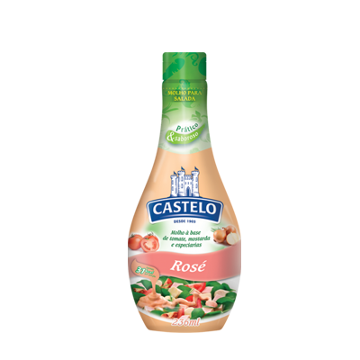 MOLHO SALADA CASTELO 236ML ROSE