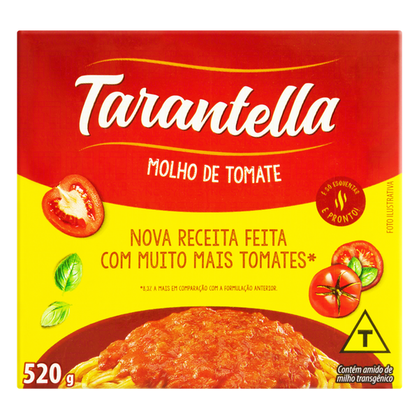 MOLHO TARANTELLA  520G TP