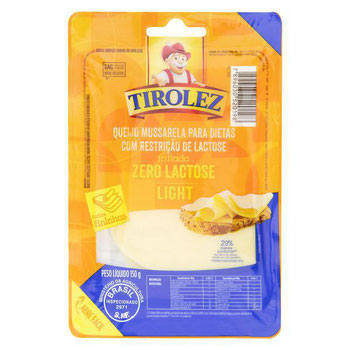 MUSSARELA TIROLEZ 150G LIGHT ZER LACTOSE