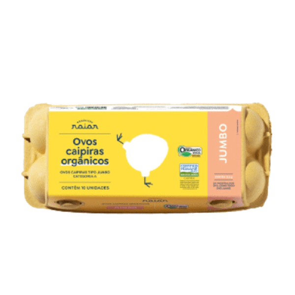 OVO CAIPIRA RAIAR C/10 ORG JUMBO