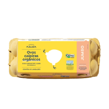 OVO CAIPIRA RAIAR C/10 ORG JUMBO