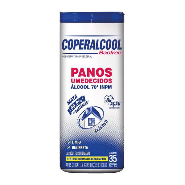PANO COPERALCOOL 70INPM 35UN POTE