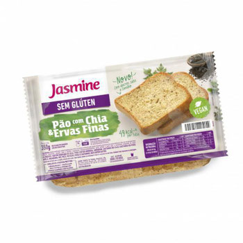 PAO JASMINE 350G C/CHIA E ERVAS