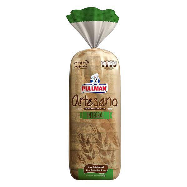 PAO PULLMAN 500GR ARTESANO INTEGRAL