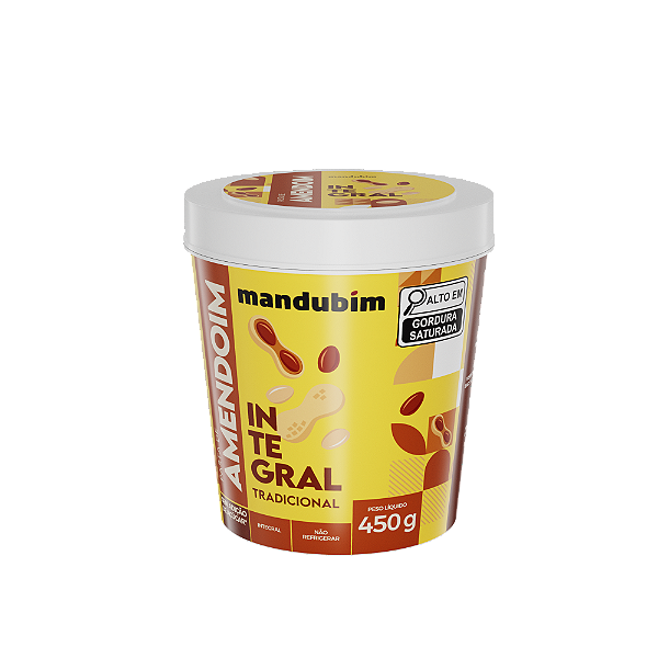 PASTA AMENDOIM MANDUBIN 450G INTEGRAL