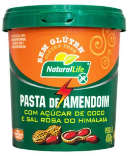 PASTA DE AMENDOIM NATURAL LIFE 450G