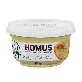 PASTA GRAO BICO HOMUS 170G V.VEG ALHO/L