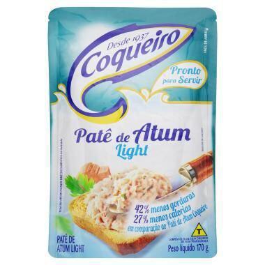 PATE ATUM COQUEIRO SC 170G TRAD LIGHT