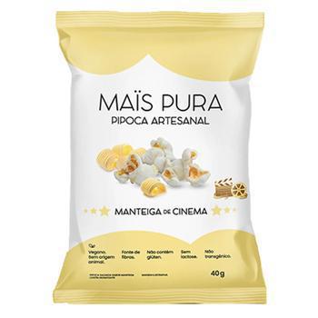 PIPOCA GOURMET MAIS PURA 40G MANTEIGA