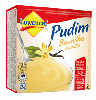 PO P/PUDIM LOWCUCAR 25GR-BAUNILHA
