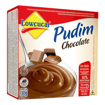 PO P/PUDIM LOWCUCAR 25GR-CHOCOLATE