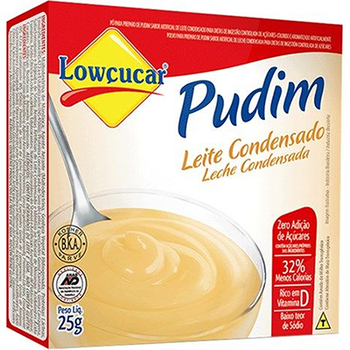 PO P/PUDIM LOWCUCAR 25GR-LEITE COND.