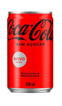 REFR COCA COLA 220ML S/ACUCAR LT