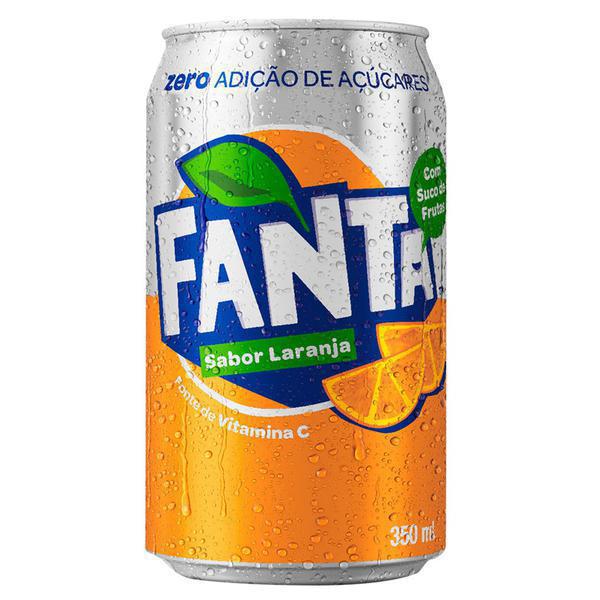 REFR FANTA 350ML LARANJA S/ ACUCAR
