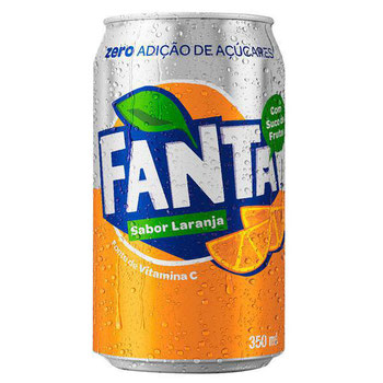 REFR FANTA 350ML LARANJA S/ ACUCAR